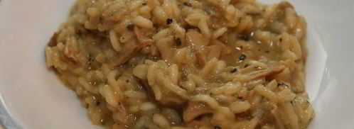 ризотто с белыми грибами и апельсинами. Шаг 12