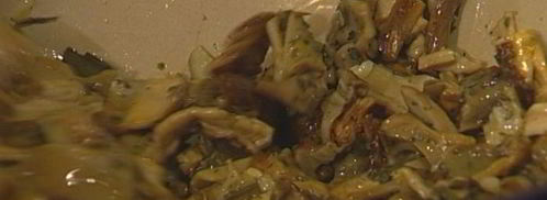 ризотто с белыми грибами и апельсинами. Шаг 7