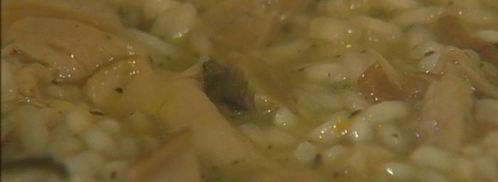 ризотто с белыми грибами и апельсинами. Шаг 9