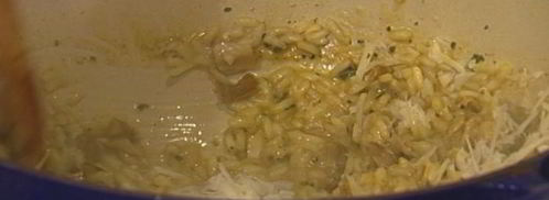 ризотто с белыми грибами и апельсинами. Шаг 11