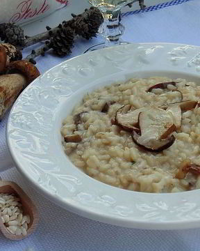Ризотто с белыми грибами