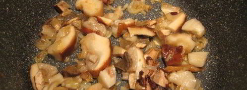 ризотто с белыми грибами. Шаг 2