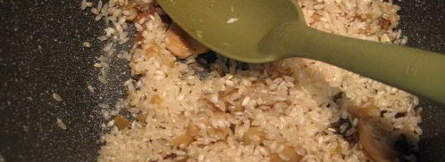 ризотто с белыми грибами. Шаг 3