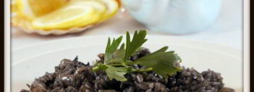 ризотто с чернилами каракатицы. Шаг 5