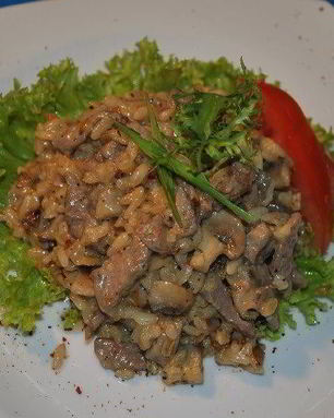 Ризотто с говядиной