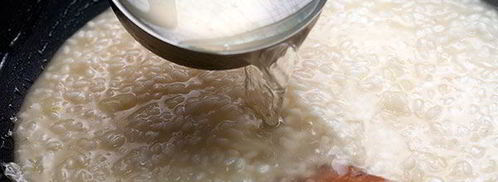 ризотто с гребешками и креветками. Шаг 5