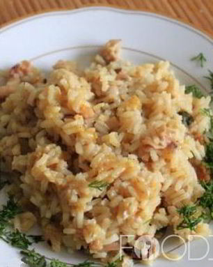 Ризотто с грибами в мультиварке