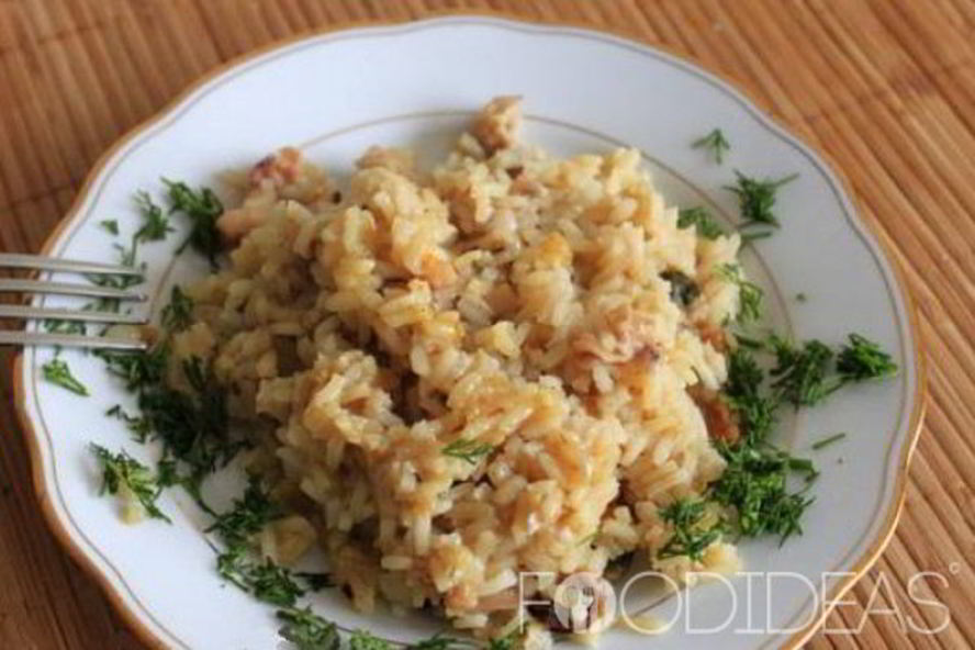 Рецепт ризотто с грибами в мультиварке