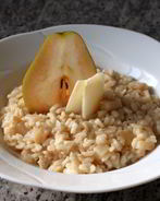 Ризотто с грушей и сыром пекорино