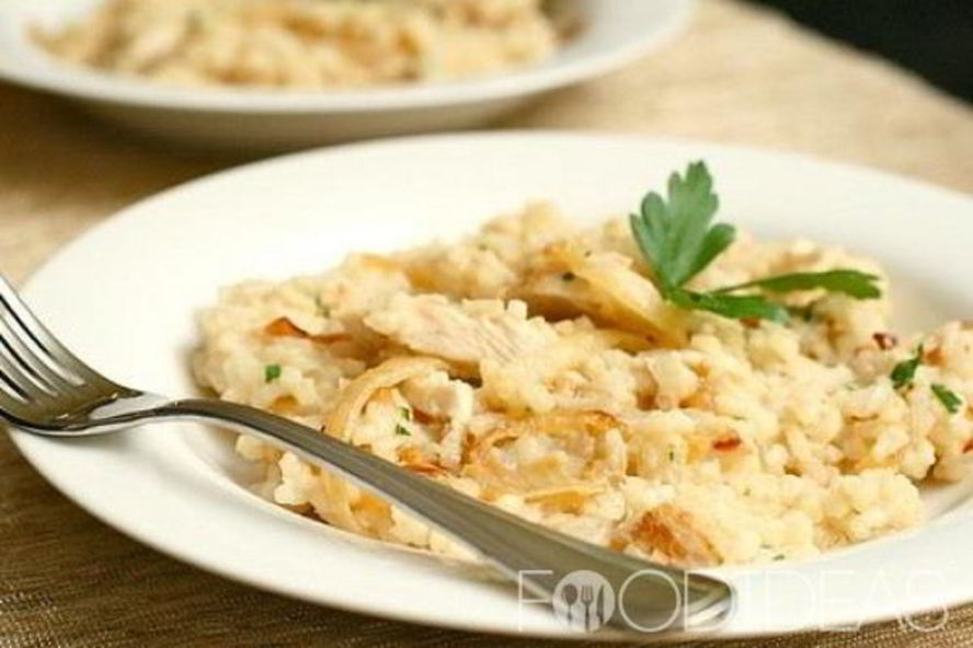 Рецепт ризотто с кальмарами