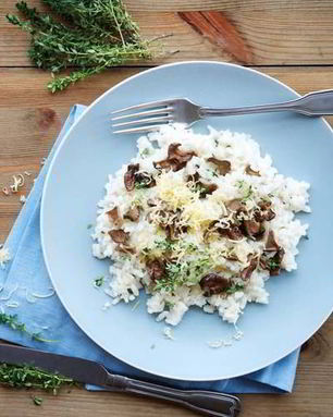 Ризотто с копченой грудинкой