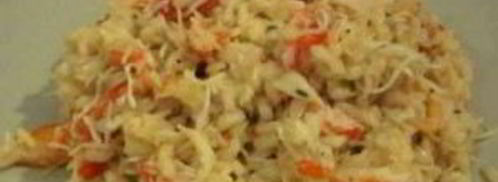 ризотто с крабом. Шаг 14