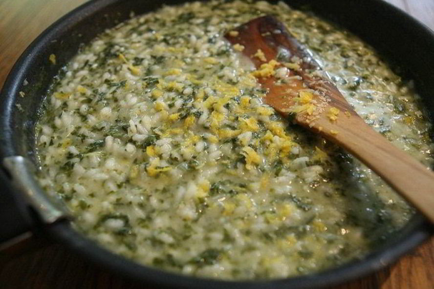 Рецепт ризотто с крапивой