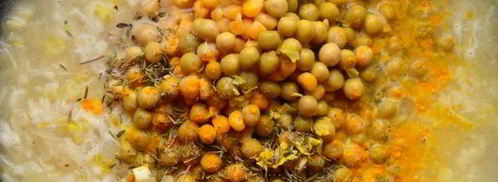 ризотто с кукурузой и горошком. Шаг 7