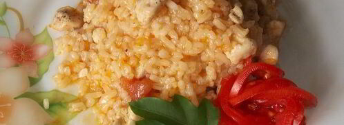 ризотто с курицей и овощами. Шаг 5