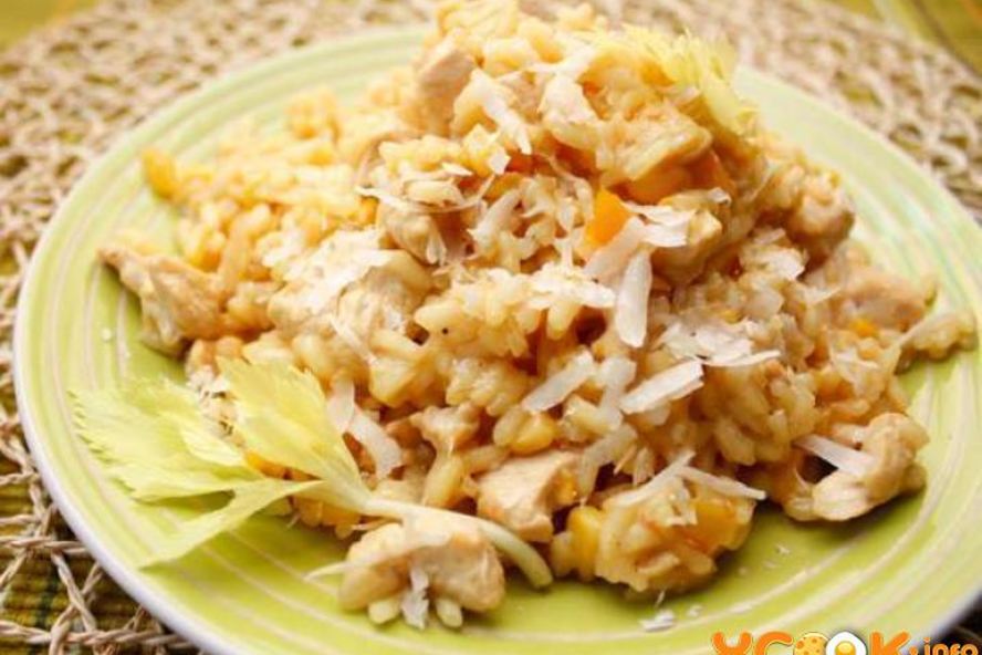 Рецепт ризотто с курицей