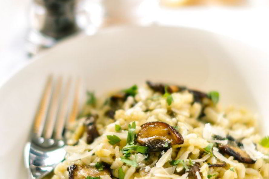 Рецепт ризотто с лесными грибами