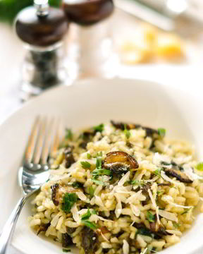 Ризотто с лесными грибами