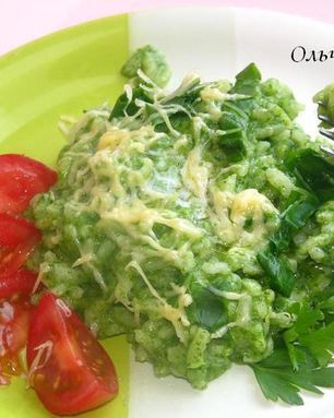 Ризотто с мангольдом и сыром