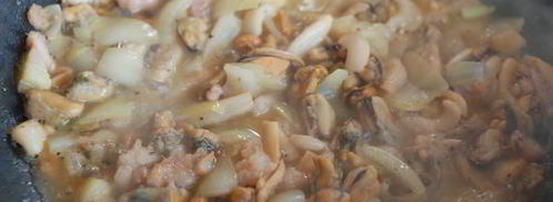 ризотто с морепродуктами. Шаг 2