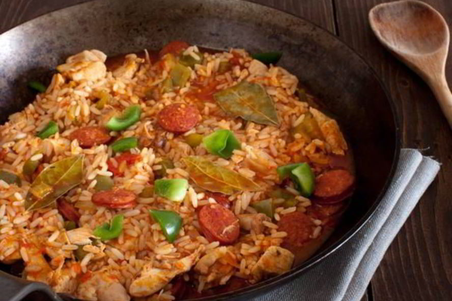 Рецепт ризотто с охотничьими колбасками