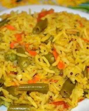 Ризотто с овощами в мультиварке