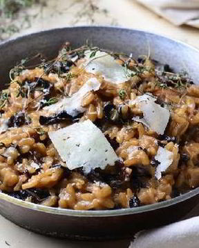 Ризотто с сухими грибами