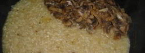 ризотто с сыром и грибами. Шаг 5