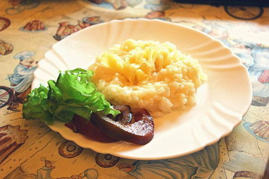 Рецепт ризотто с сыром и грушей