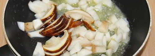 ризотто с тыквой и белыми грибами. Шаг 6