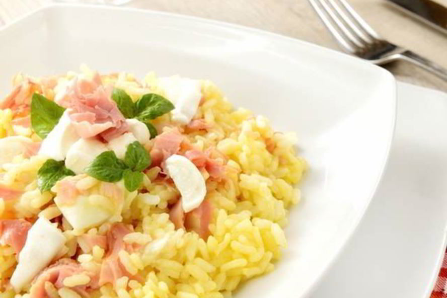 Рецепт ризотто с ветчиной и овощами