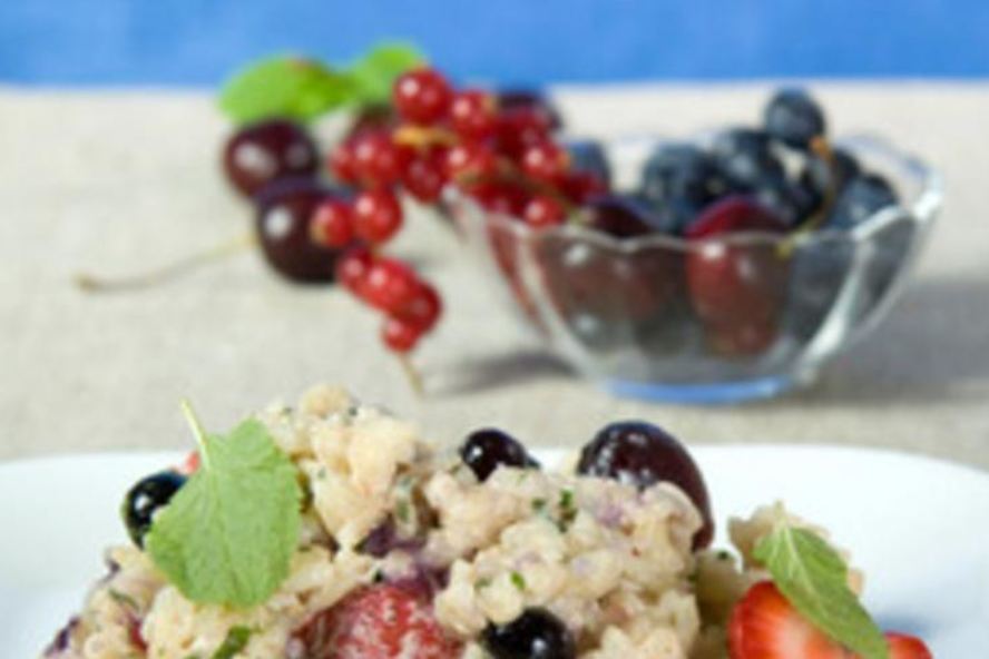 Рецепт ризотто с ягодами