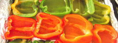 сладкие перцы, фаршированные ризотто. Шаг 3