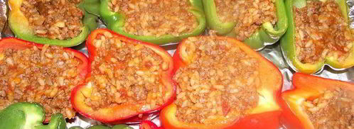 сладкие перцы, фаршированные ризотто. Шаг 8