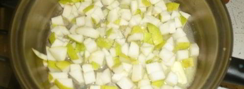 сладкое ризотто с томлеными фруктами. Шаг 2