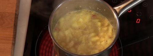 свиная отбивная с ризотто и яблочным чатни. Шаг 3