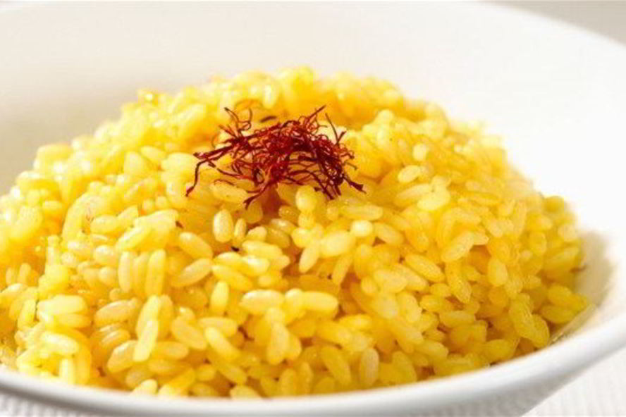 Рецепт желтое ризотто