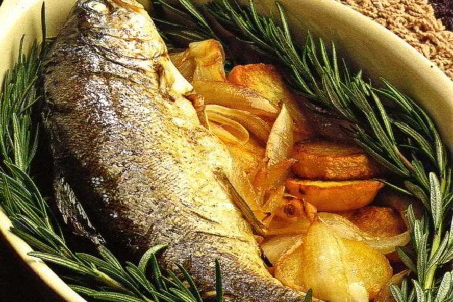 Рецепт форель с картофелем