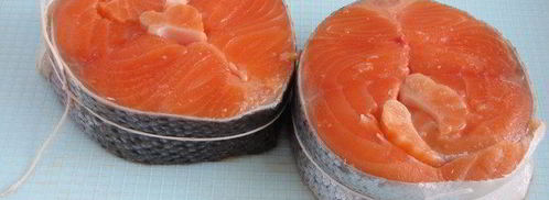 форель с шампанским в конверте. Шаг 2