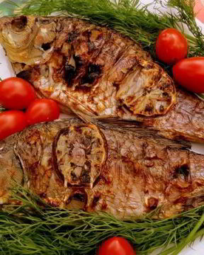 Карась на углях