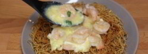 креветки с яйцом. Шаг 8