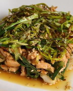 Лосось и пангасиус с имбирной стружкой