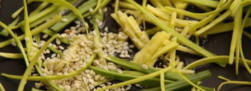 лосось и пангасиус с имбирной стружкой. Шаг 2