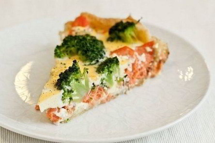 Рецепт лосось в лимонном соке с брокколи под сыром