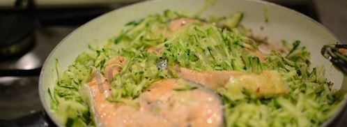 лосось весенний с цуккини. Шаг 6