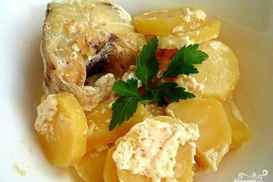 Рецепт минтай с картошкой