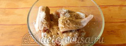 минтай в фольге. Шаг 2