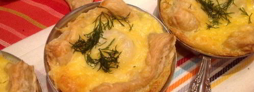 морские гребешки в слоеном тесте. Шаг 11