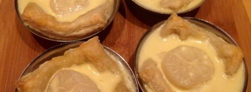 морские гребешки в слоеном тесте. Шаг 8