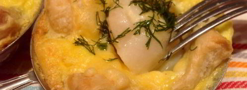 морские гребешки в слоеном тесте. Шаг 10